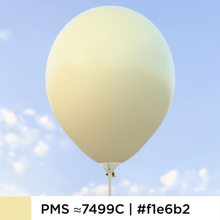 Gräddvita ballonger 28 cm – 100-pack