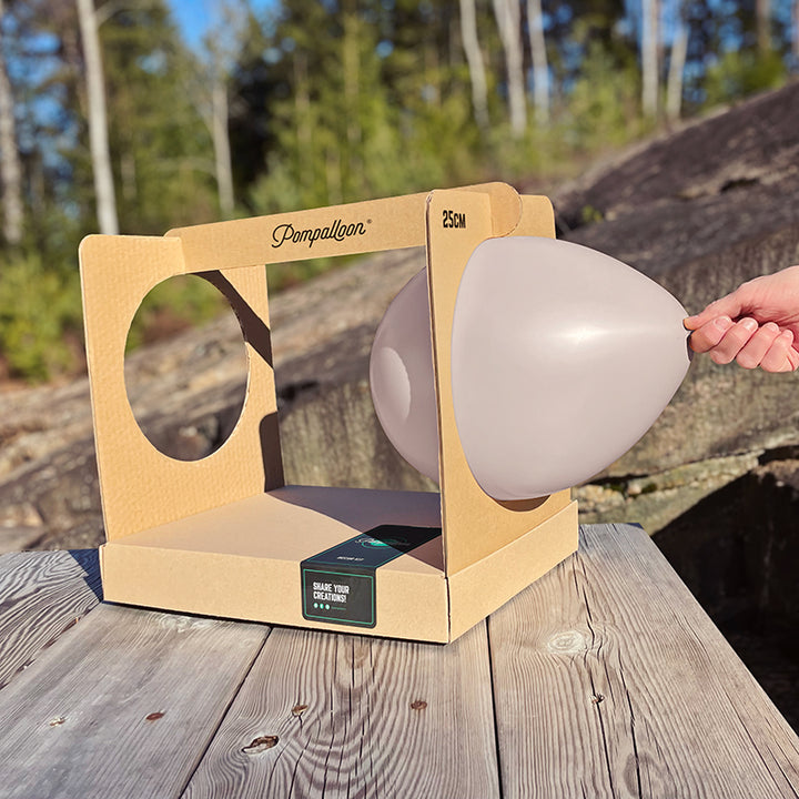 Turkos ballongknippen 28 cm 10-pack