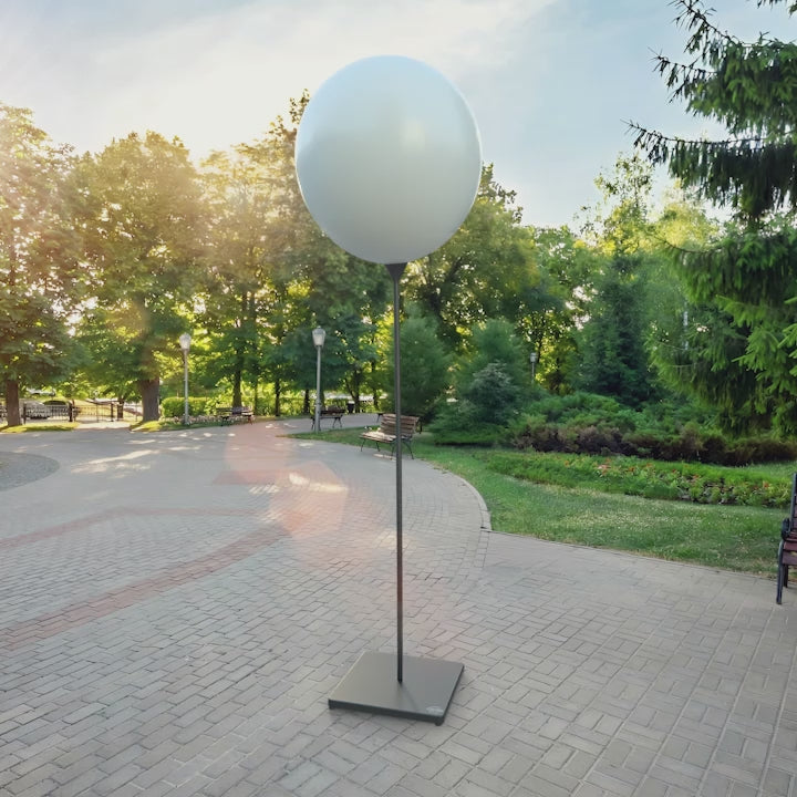 Grå ballong  90 cm