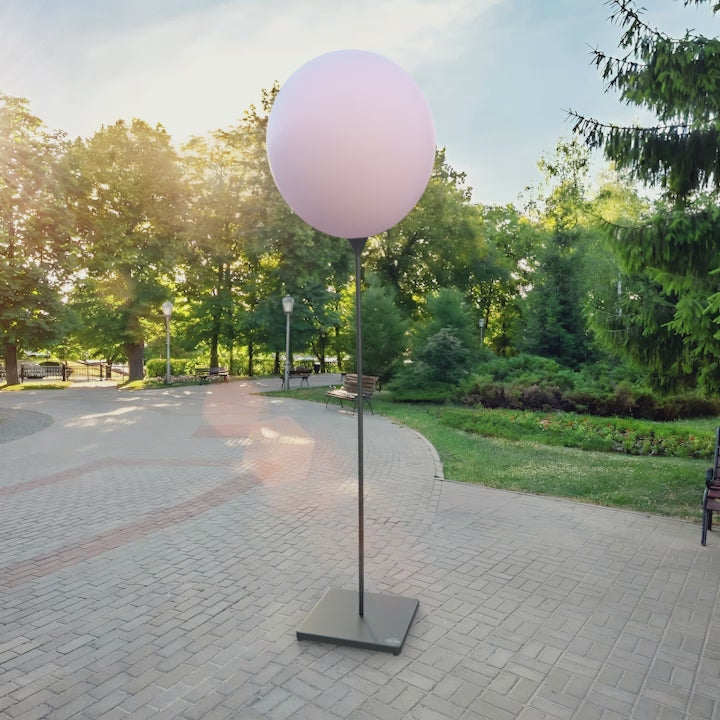 Matt ljusrosa ballonger 90 cm