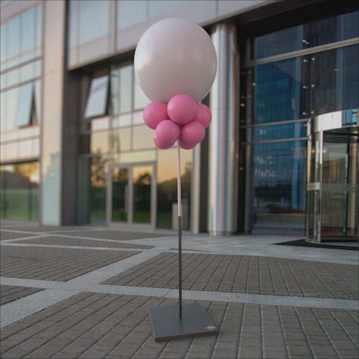 Rosa ballongknippen 28 cm - 10-pack
