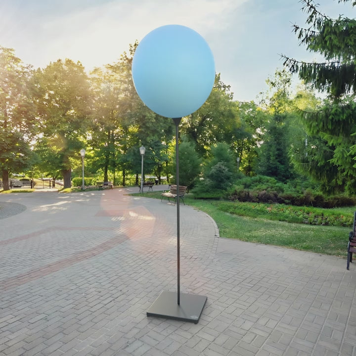 Matt blå ballonger 90 cm